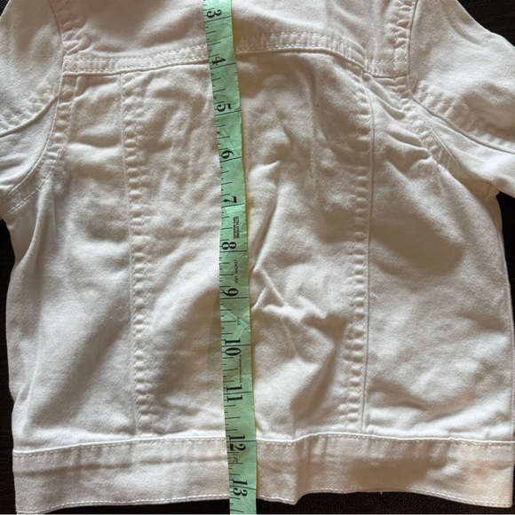 Girls Kids 2-3T Denim Stylish Jacket Heart Snaps - Picture 11 of 11